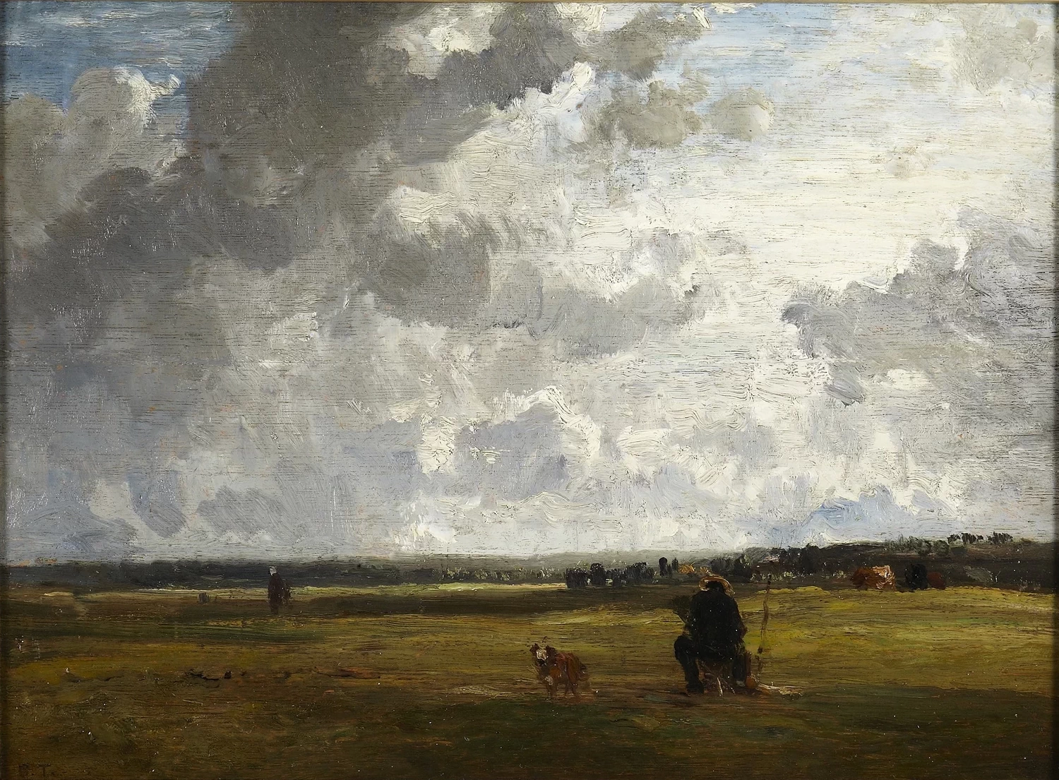 Paesaggio con pittore al cavalletto - Princeton University Art Museum